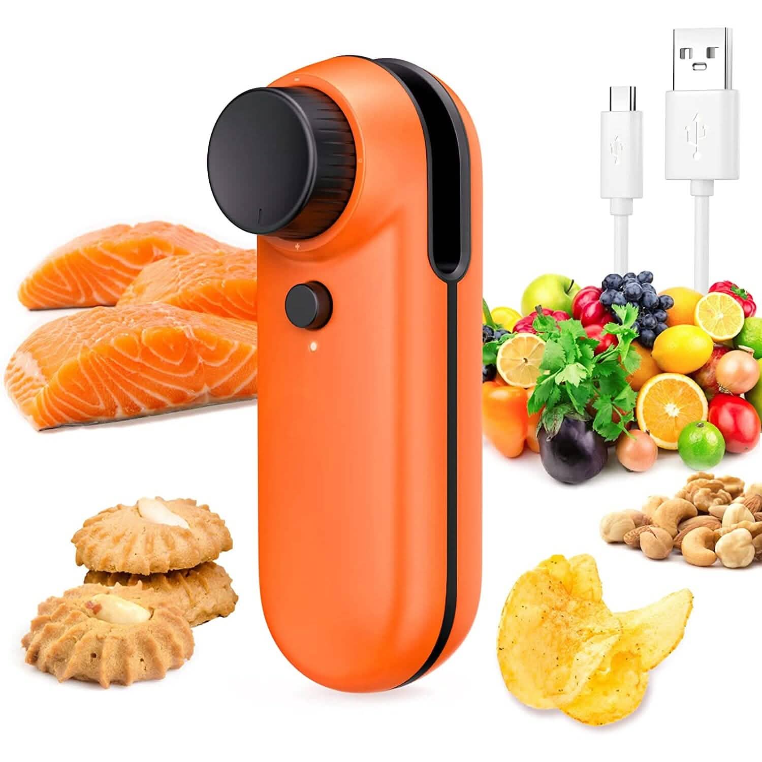 Rechargeable 2-in-1 Bag Mini Heat Sealer by DailySale