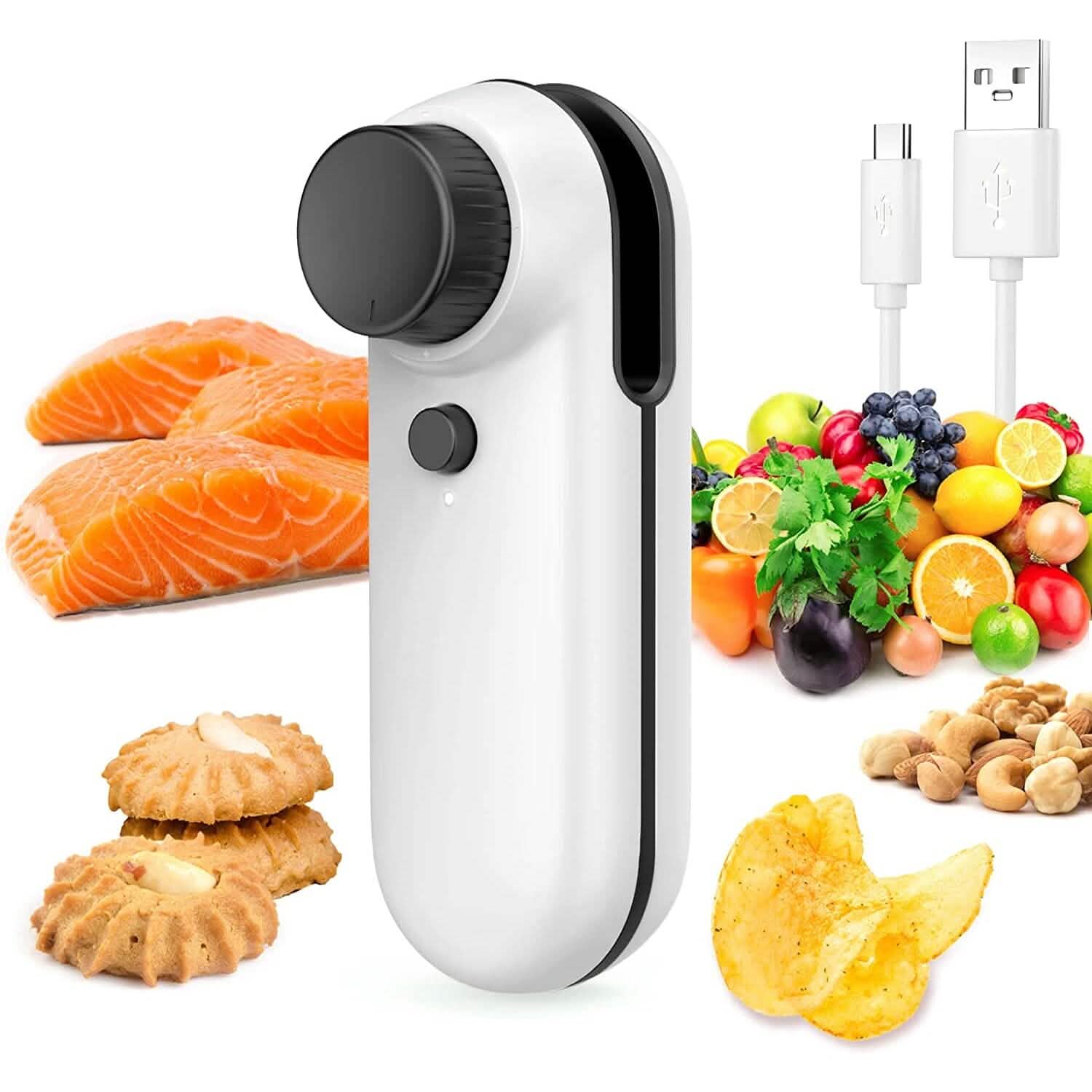 Rechargeable 2-in-1 Bag Mini Heat Sealer by DailySale