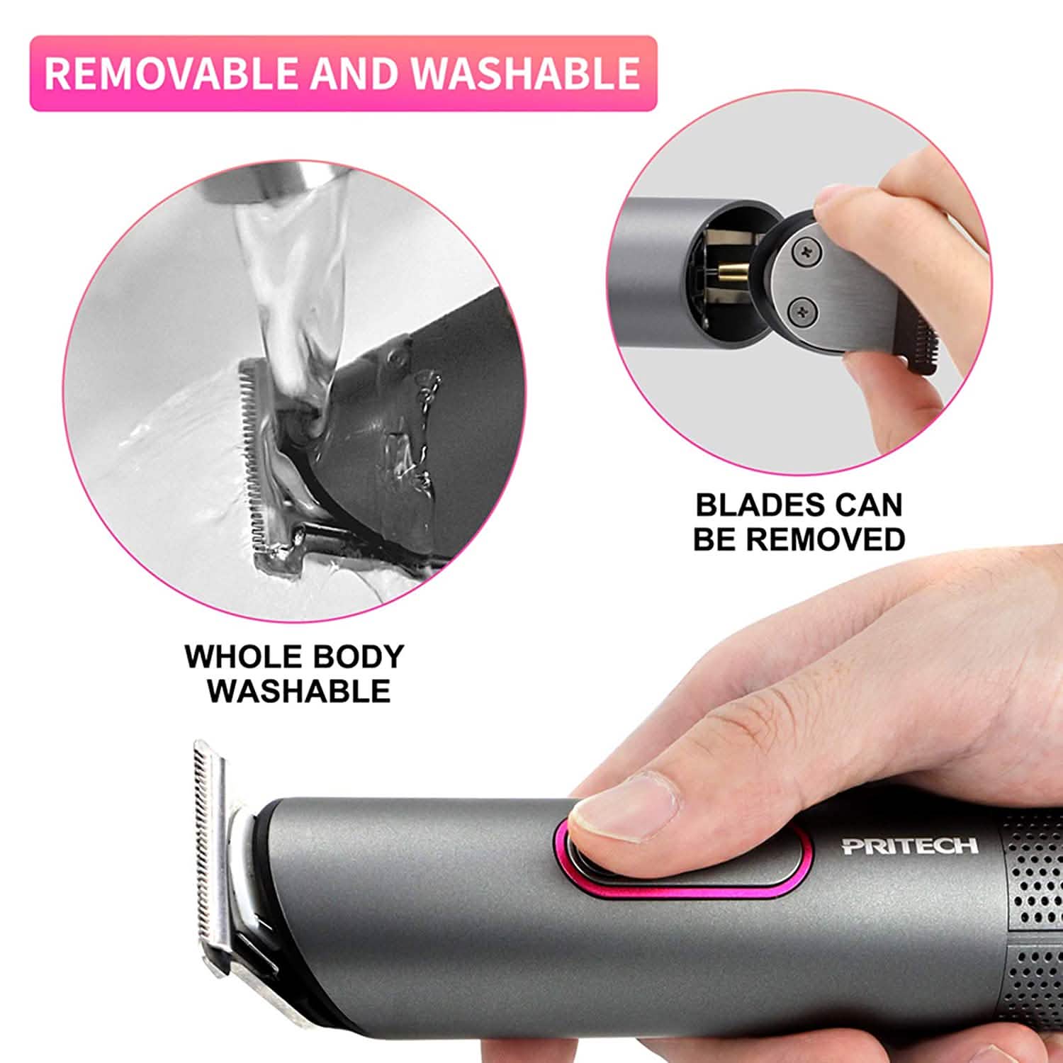 Rechargeable Hair Trimmer for Women by DailySale