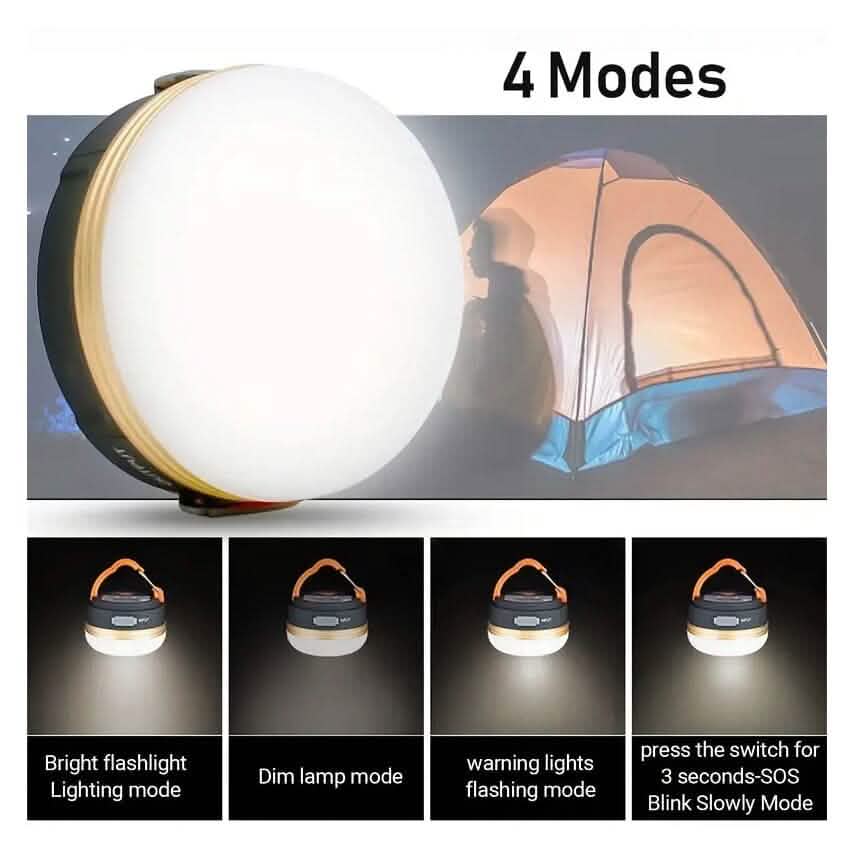 Rechargeable LED Camping Lantern with Magnet Base by DailySale