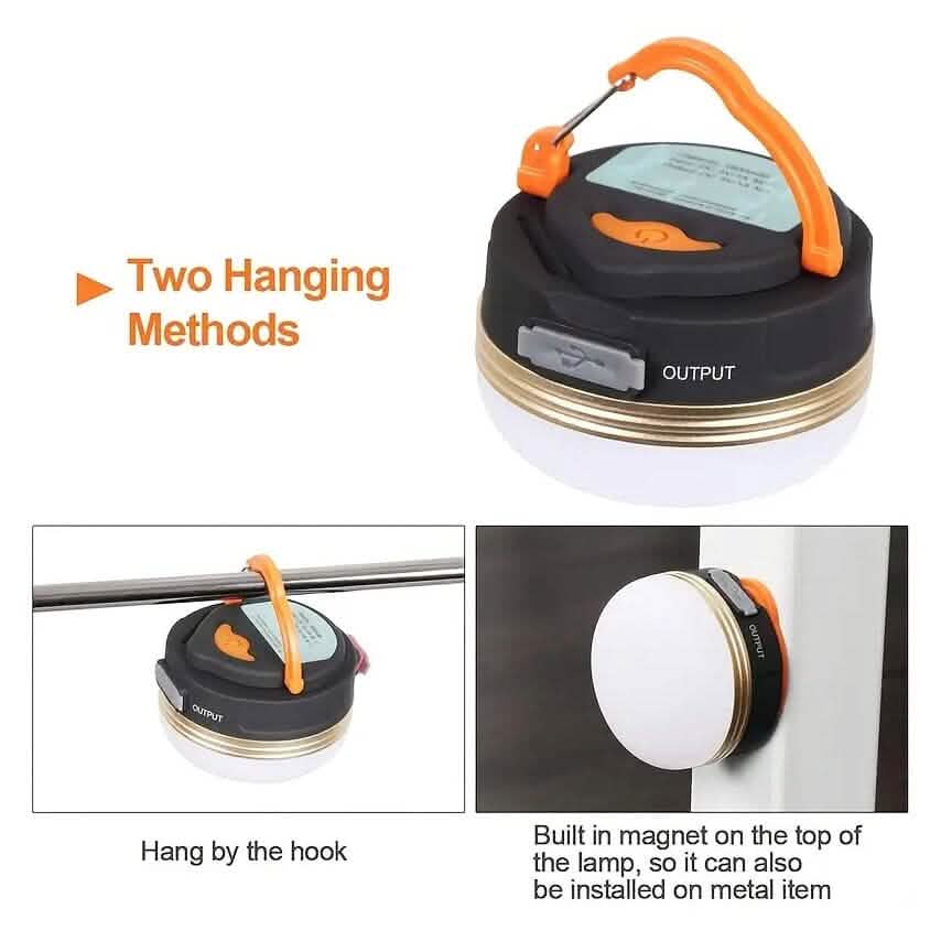 Rechargeable LED Camping Lantern with Magnet Base by DailySale
