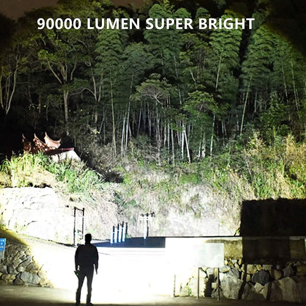 Rechargeable LED Flashlights 90000 Lumens by DailySale