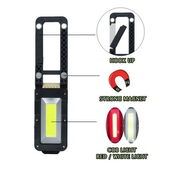 Rechargeable Magnetic Folding LED Outdoor Light by DailySale