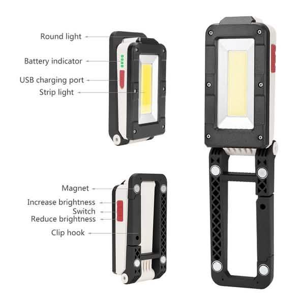 Rechargeable Magnetic Folding LED Outdoor Light by DailySale