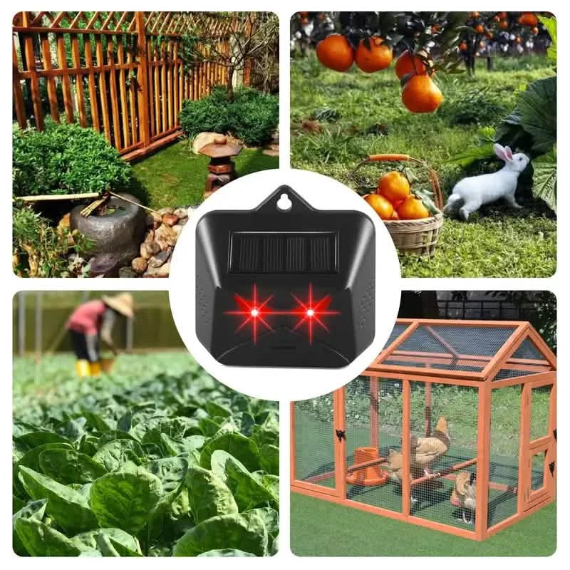 Red LED Light Waterproof Predator Repellent for Gardens by DailySale