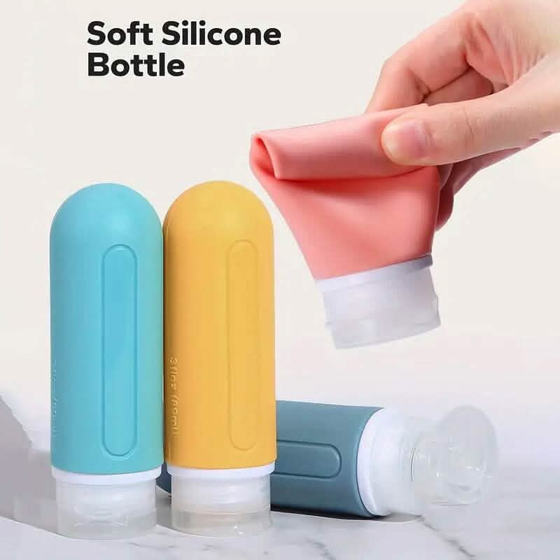 Refillable Silicone Travel Bottles for Toiletries by DailySale