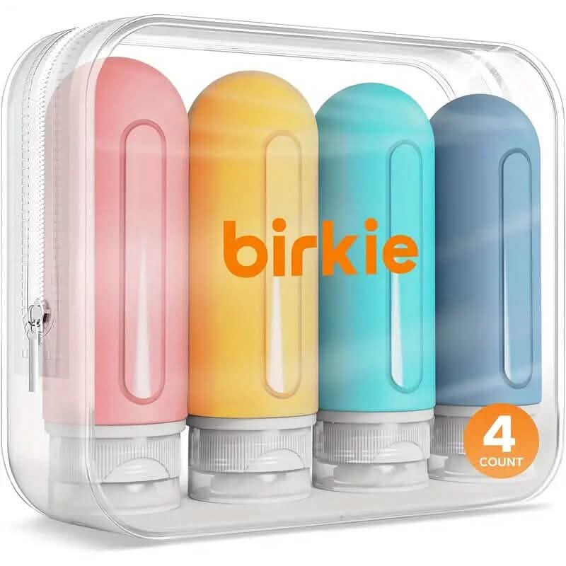 Refillable Silicone Travel Bottles for Toiletries by DailySale