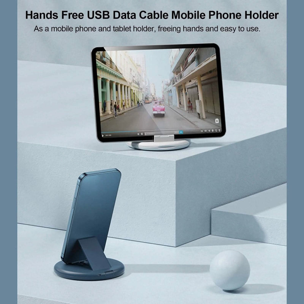 Remax Cable Adapter Storage Box Phone Holder by DailySale
