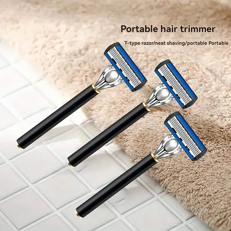 Replacement Razor Blades Safety Shaver Set with Anti-Slip Metal Handle with 1 Razor + 36 Blades by DailySale