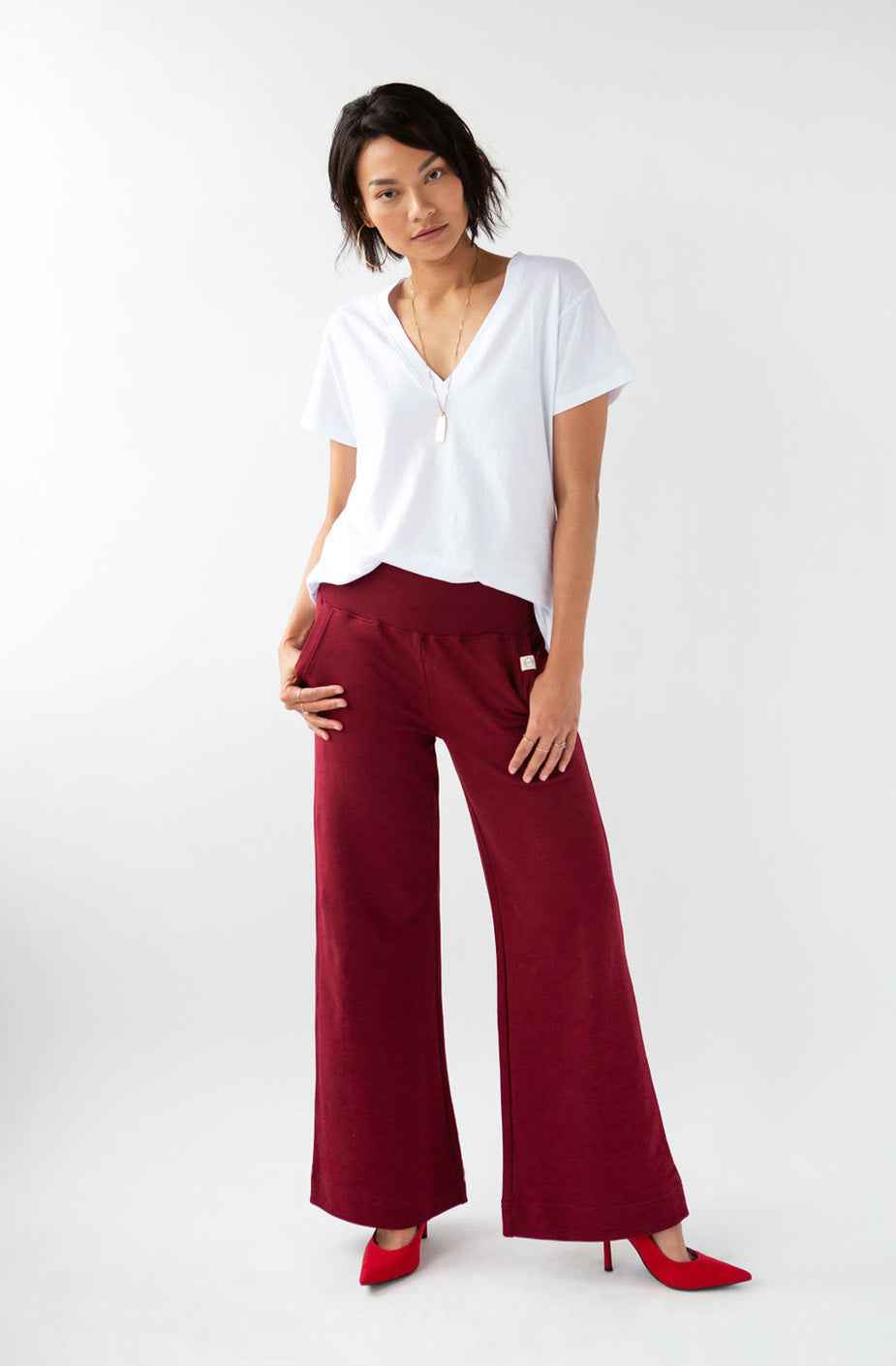 Drew Wide Leg Pant by LOVETRUST