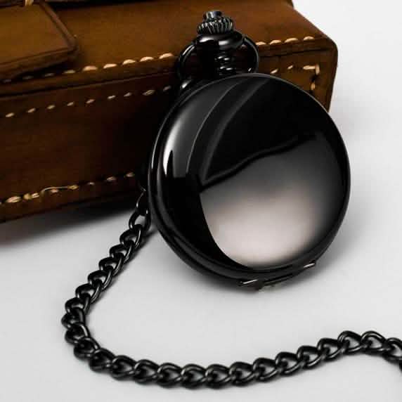 Retro Smooth Men Pocket Watch with Chain by DailySale