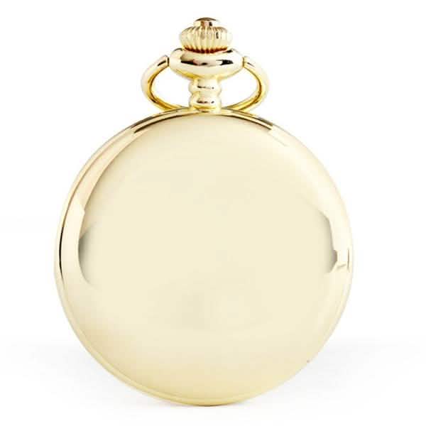 Retro Smooth Men Pocket Watch with Chain by DailySale