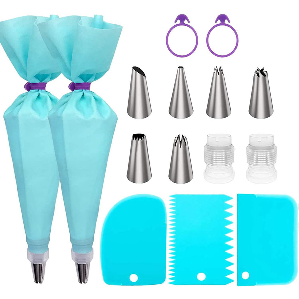 Reusable Cake Piping Bags and Tips Set by DailySale