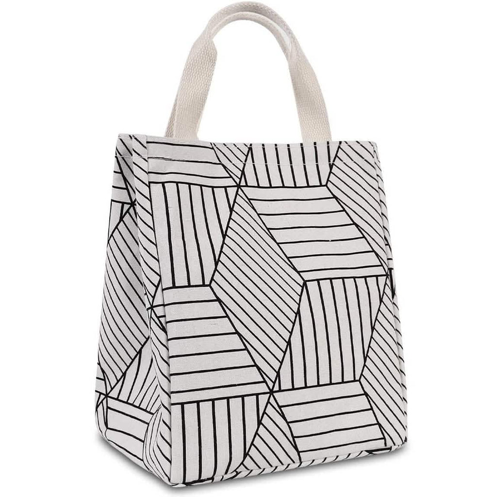 Reusable Lunch Bag Insulated Lunch Box Canvas Fabric with Aluminum Foil by DailySale