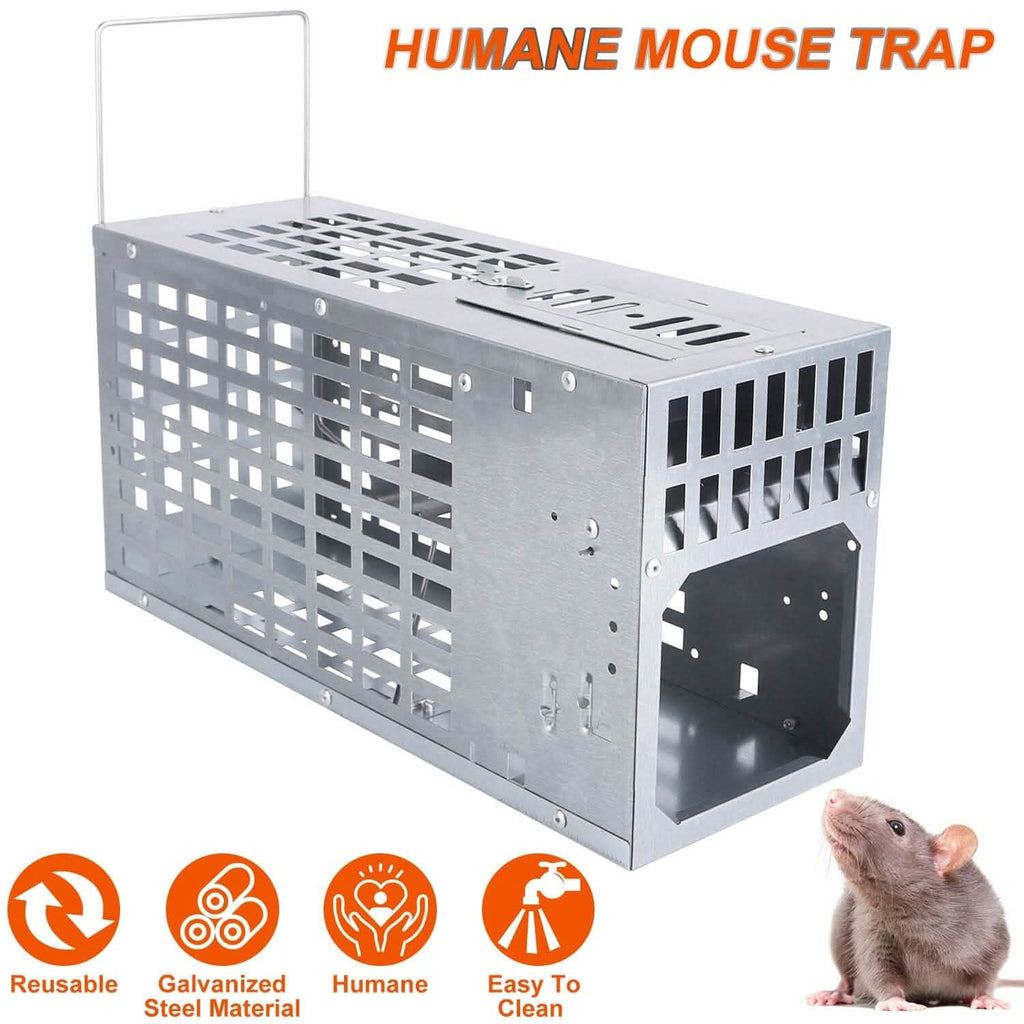 Reusable Metal Rat Cage Catch Release Continuous Capture by DailySale