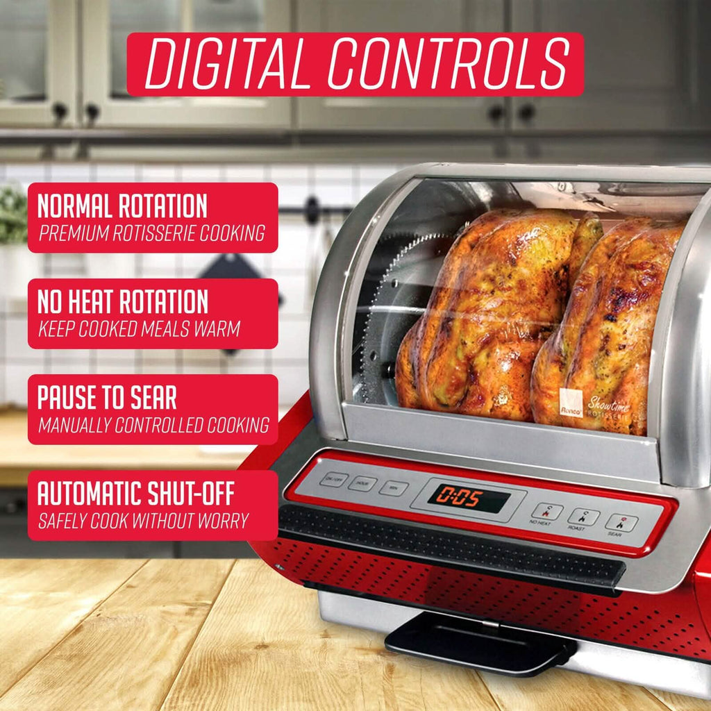 Ronco EZ-Store Rotisserie Oven, Large Capacity (15lbs) Countertop Oven by DailySale