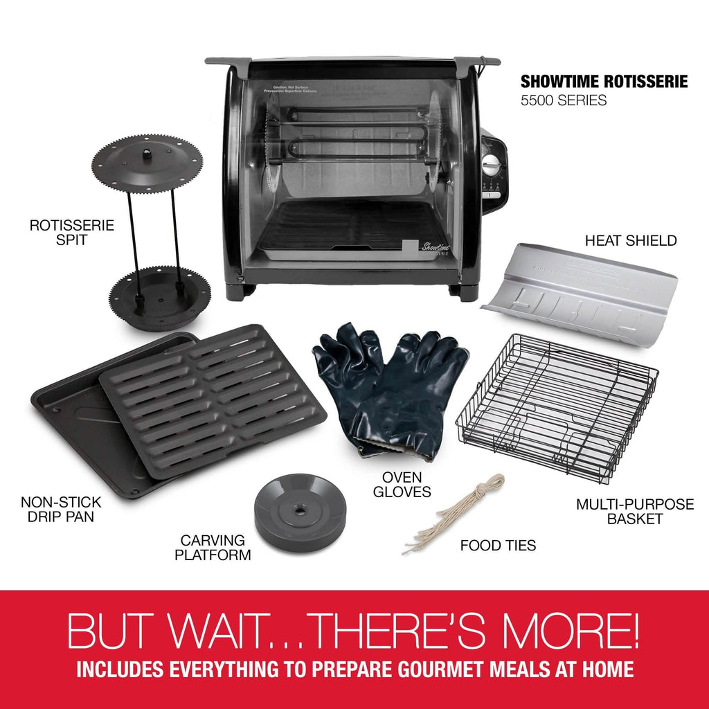 Ronco Modern Rotisserie Oven, Large Capacity (15lbs) Countertop Oven by DailySale