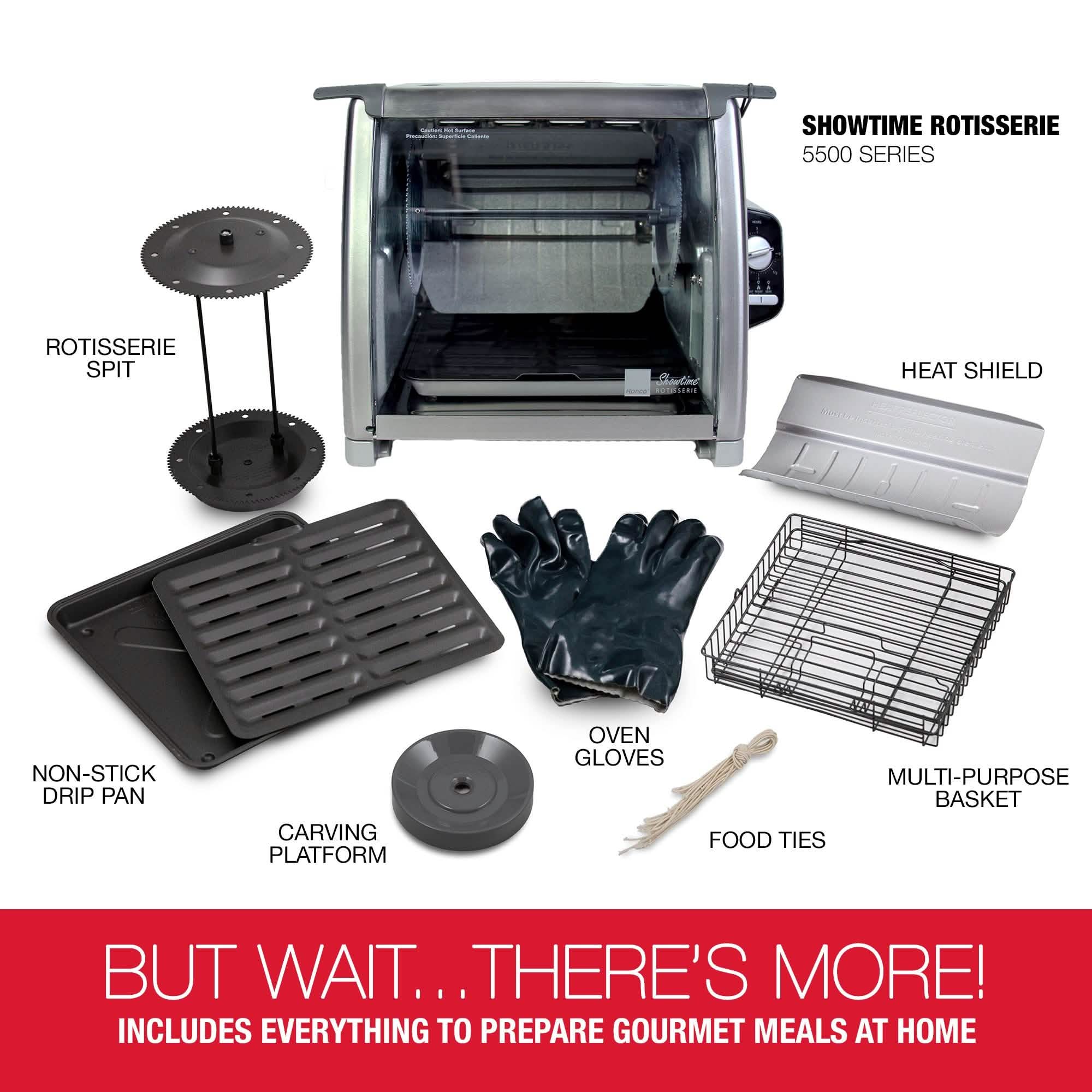 Ronco Modern Rotisserie Oven, Large Capacity (15lbs) Countertop Oven by DailySale