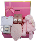 Baby Geschenk zur Geburt Mädchen - Schmusetuch, Anti-Rutsch - Goddess Imports Marketplace