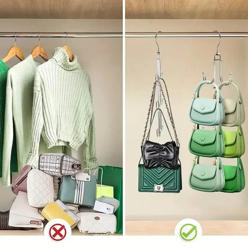 Rotatable Metal Purse Hanger Organizer by DailySale