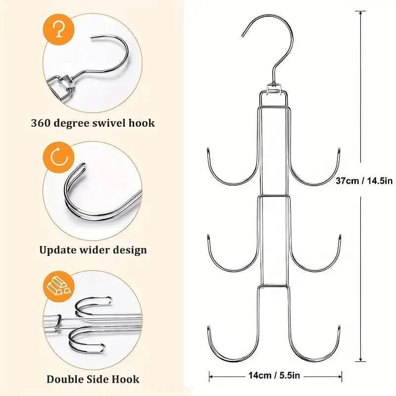 Rotatable Metal Purse Hanger Organizer by DailySale