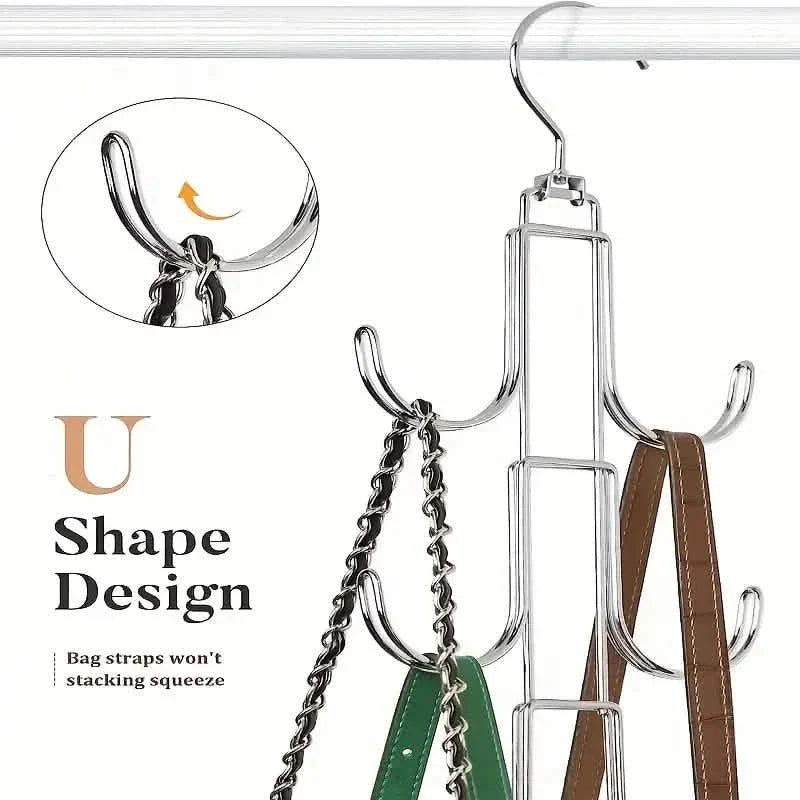 Rotatable Metal Purse Hanger Organizer by DailySale