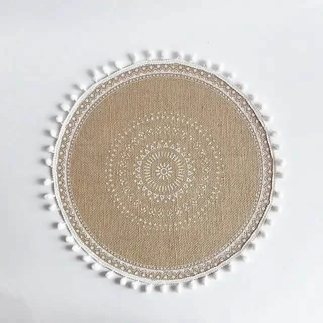 Round Mandala Placemats by DailySale