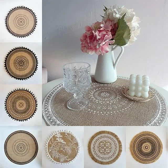 Round Mandala Placemats by DailySale