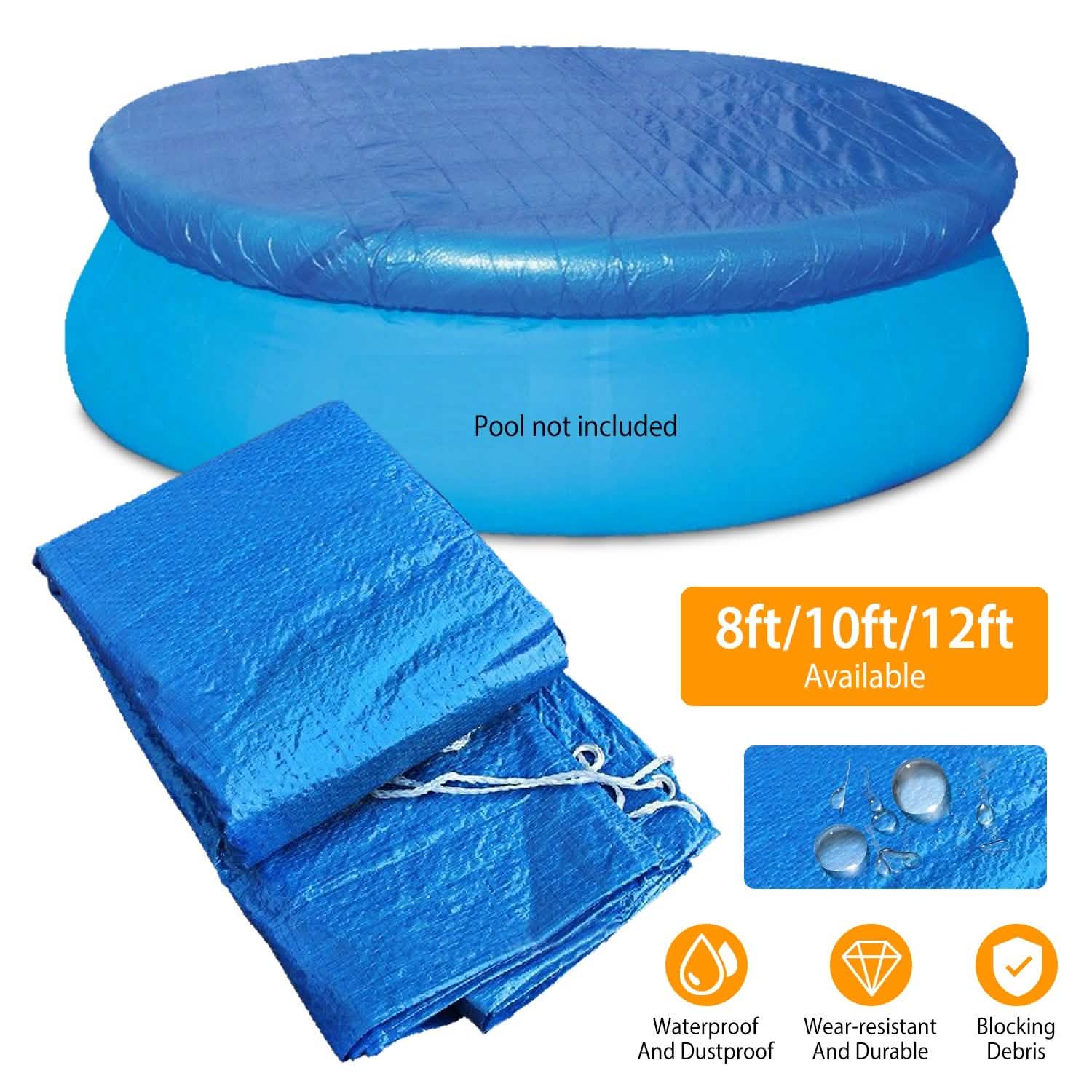 Round Swimming Pool Cover by DailySale