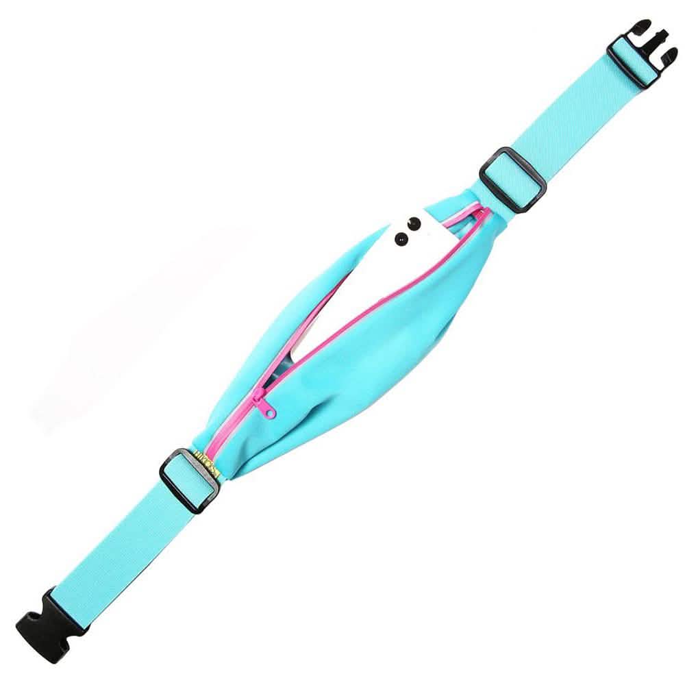 Running Belt Adjustable Waist Pack and Phone Holder with Reflective Zipper by DailySale