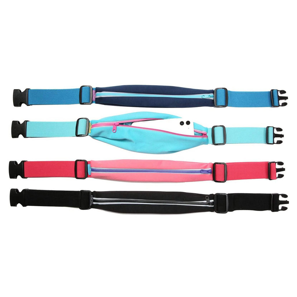 Running Belt Adjustable Waist Pack and Phone Holder with Reflective Zipper by DailySale
