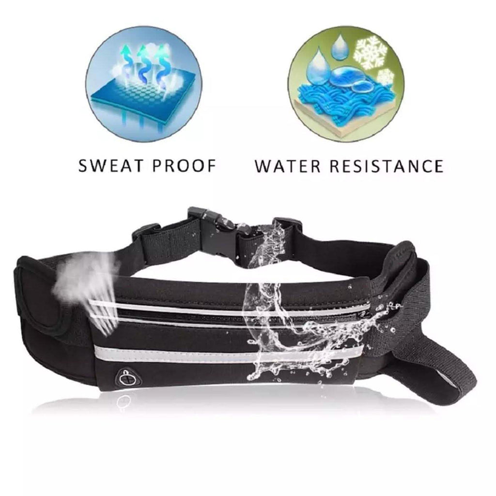 Running Bum Bag Fanny Pack Travel Waist Money Belt Zip Hiking Pouch Wallet by DailySale