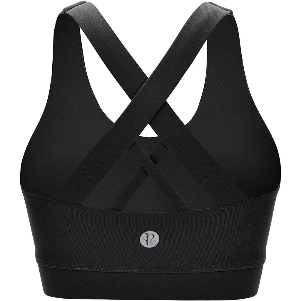RUNNING GIRL Criss-Cross Back Padded Strappy Sports Bra by DailySale