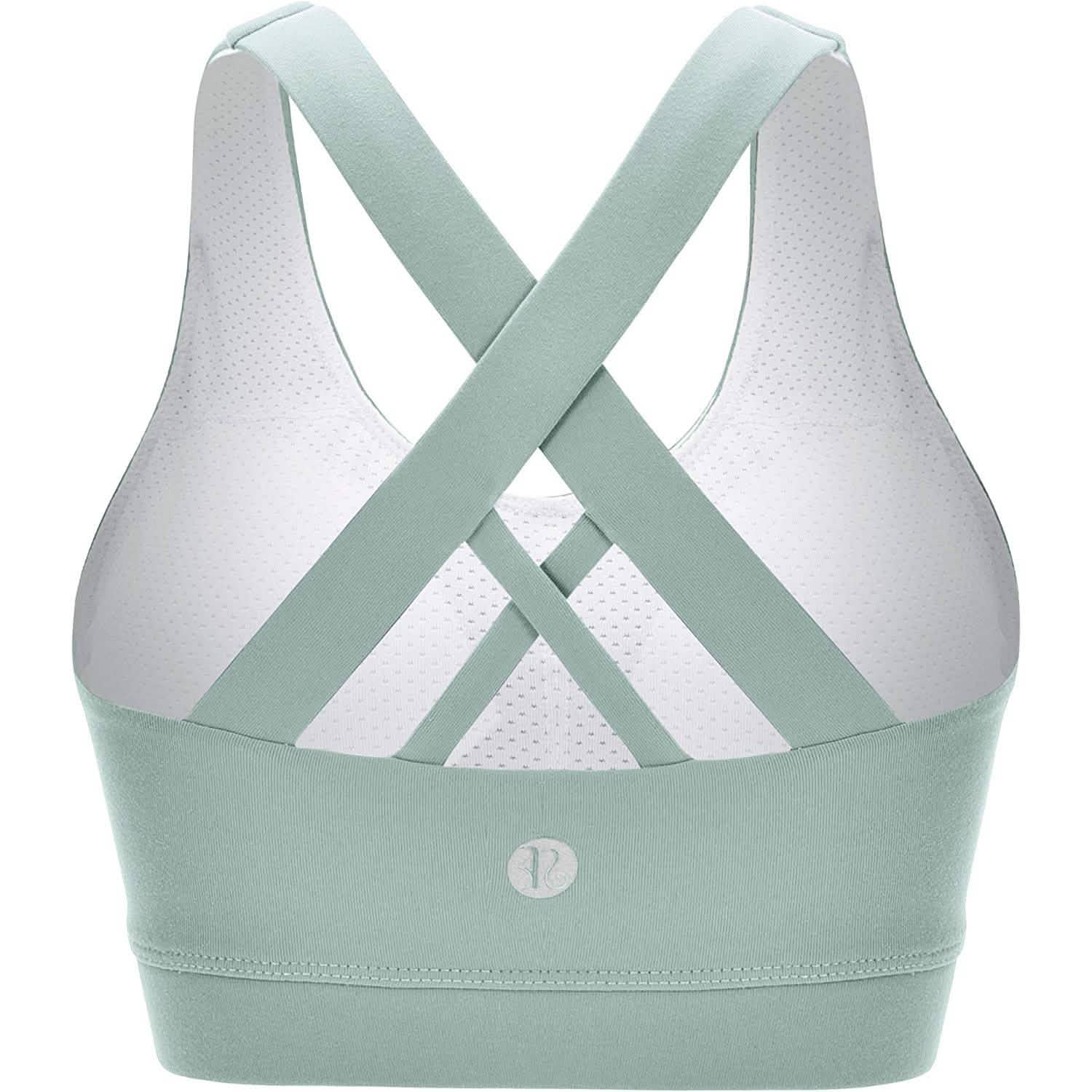 RUNNING GIRL Criss-Cross Back Padded Strappy Sports Bra by DailySale