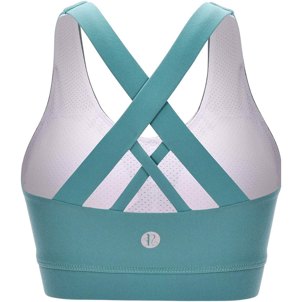 RUNNING GIRL Criss-Cross Back Padded Strappy Sports Bra by DailySale