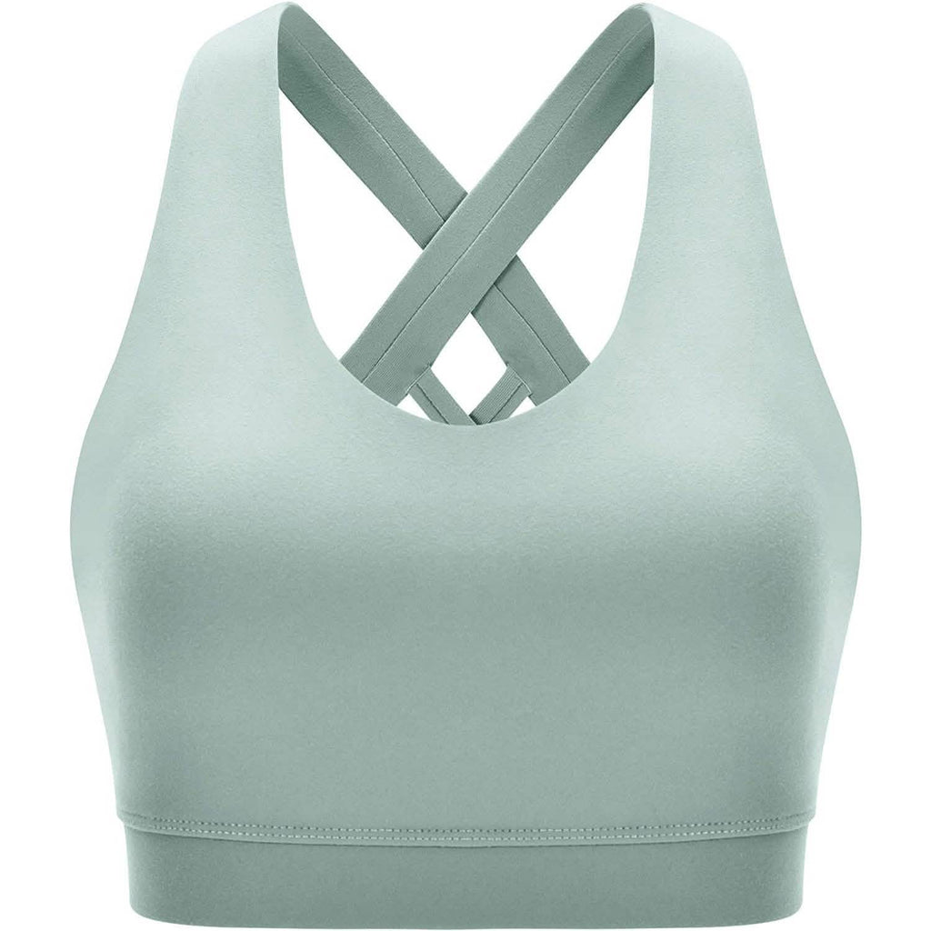RUNNING GIRL Criss-Cross Back Padded Strappy Sports Bra by DailySale