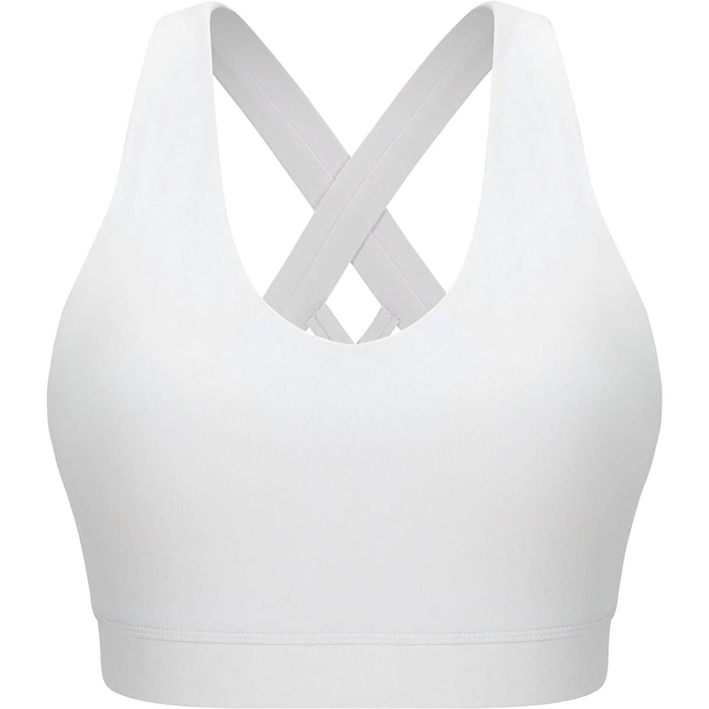 RUNNING GIRL Criss-Cross Back Padded Strappy Sports Bra by DailySale
