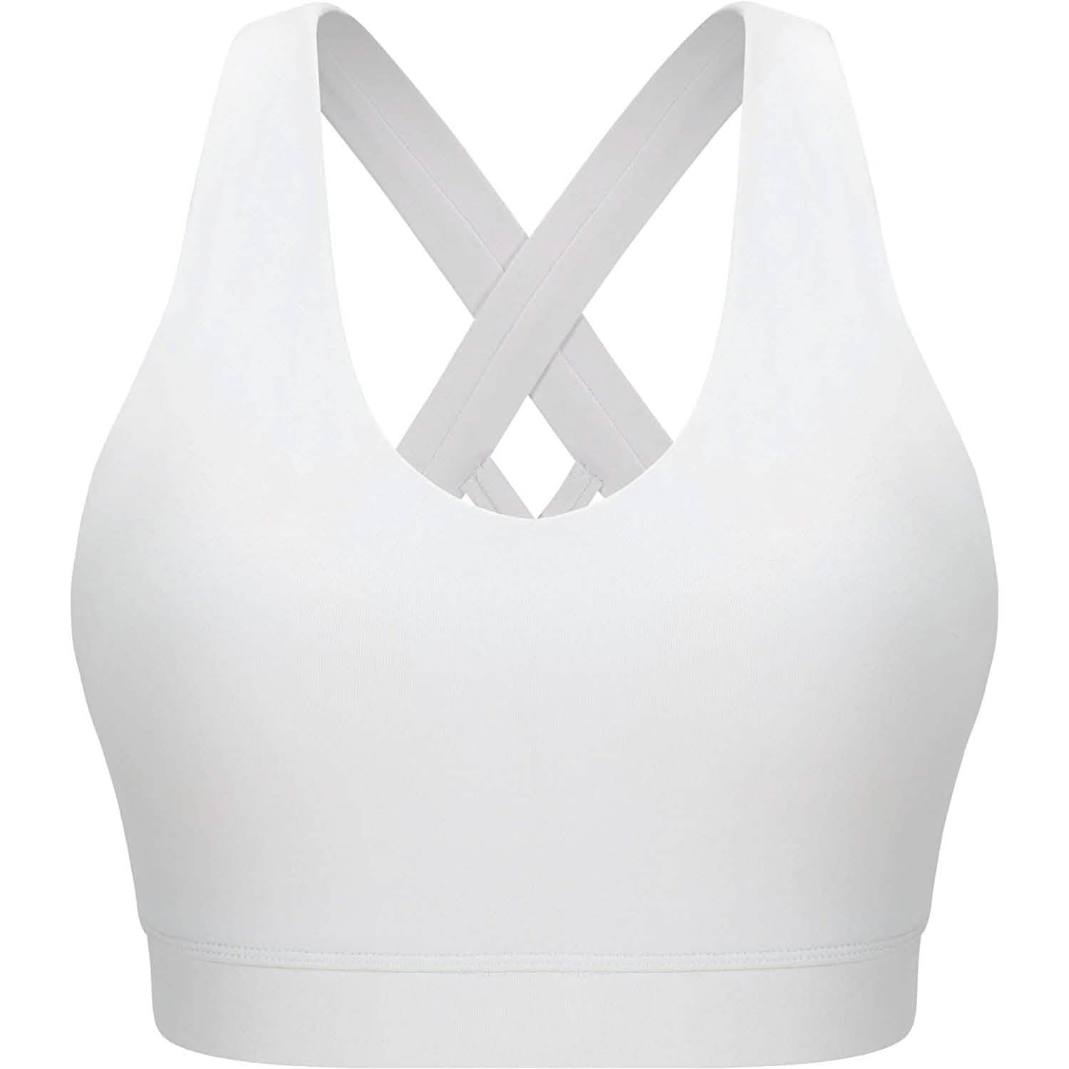 RUNNING GIRL Criss-Cross Back Padded Strappy Sports Bra by DailySale