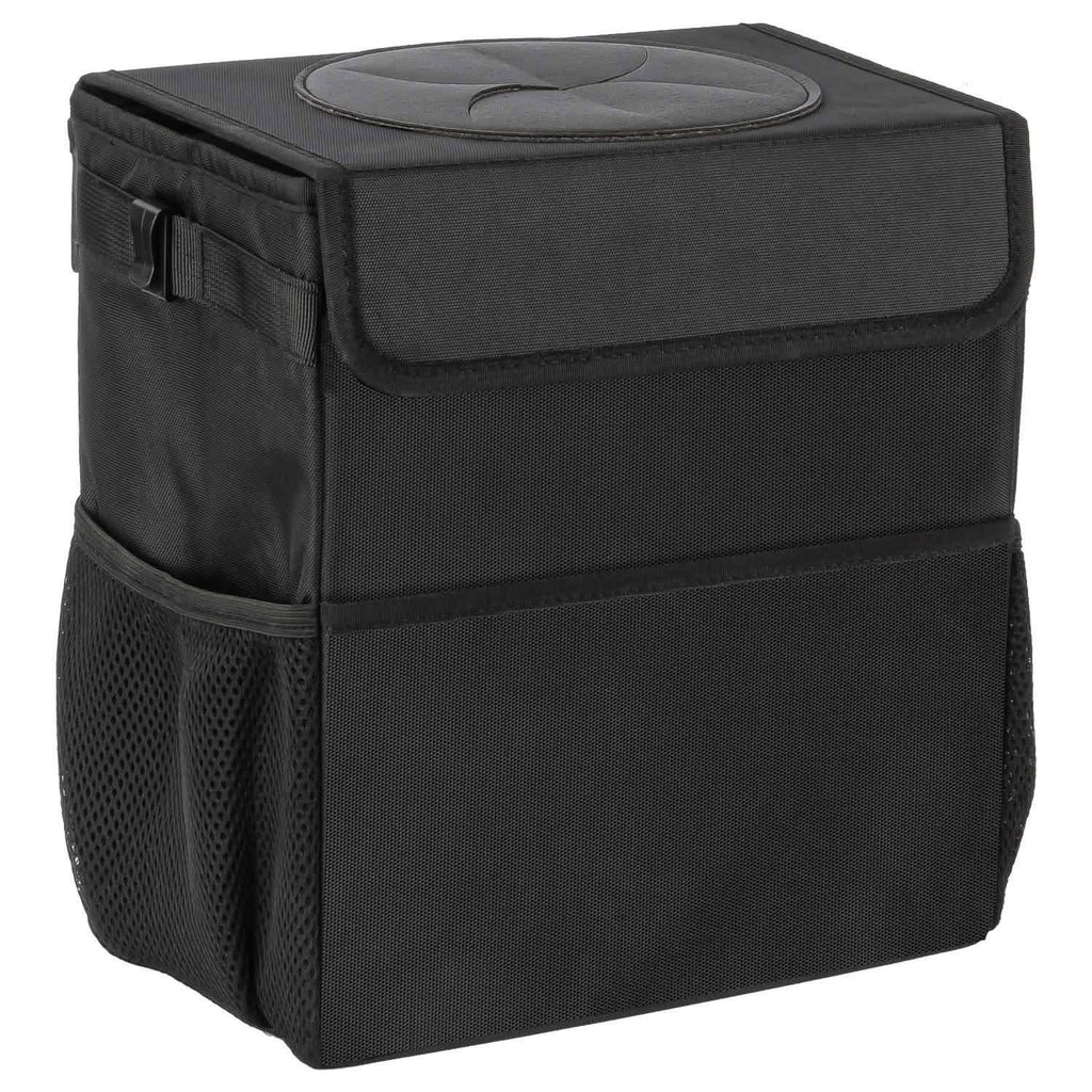 Ryhpez Car Trash Can with Lid - Car Trash Bag Hanging with Storage Pockets by DailySale