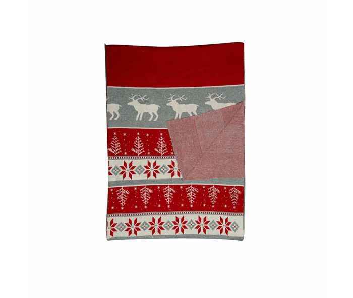 Reindeer In A Row Throw