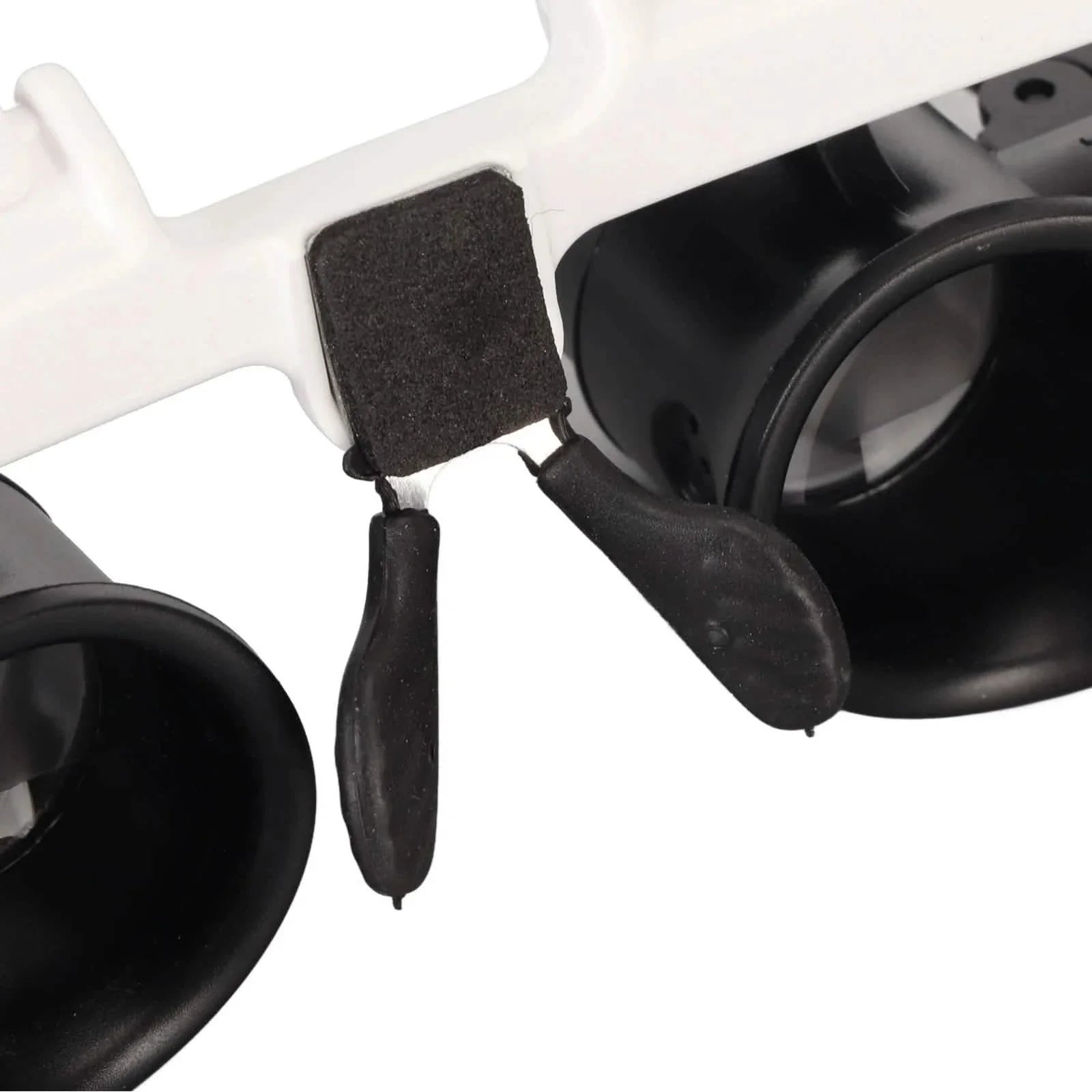 2-LED Head-Mounted Magnifier Glasses – 8x/15x/23x with Repair Light by DailySale