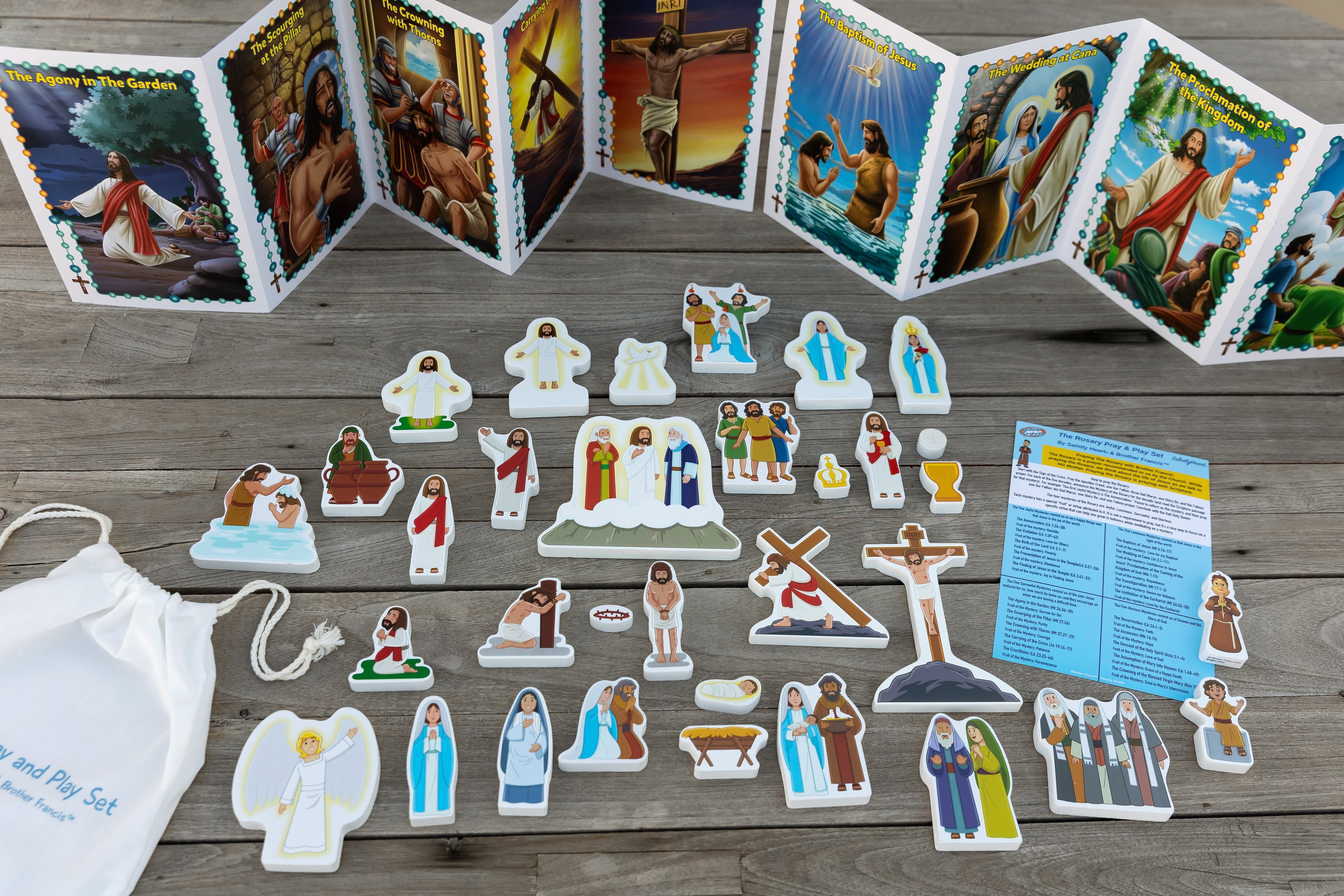 Rosary Pray and Play Set - Deluxe set! by Saintly Heart