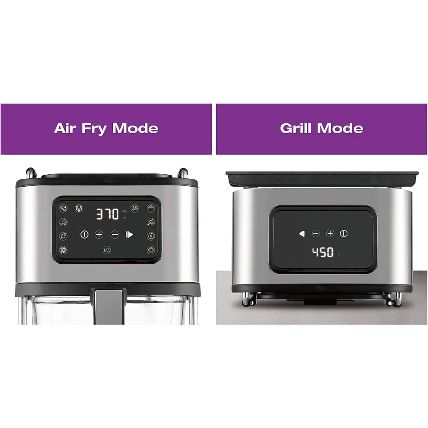 Salton Flip and Cook 3-in-1 Air Fryer, Grill & Dehydrator by DailySale