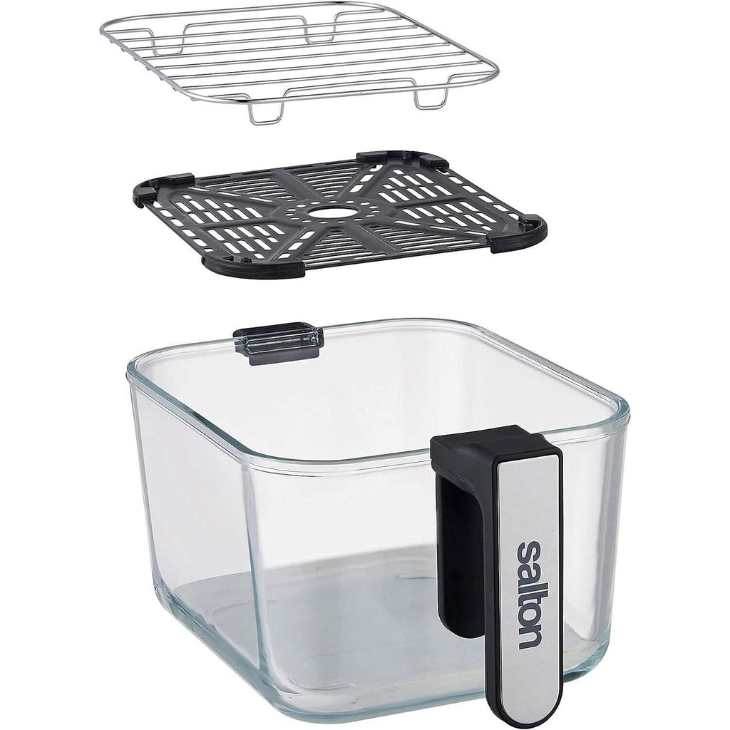 Salton Flip and Cook 3-in-1 Air Fryer, Grill & Dehydrator by DailySale