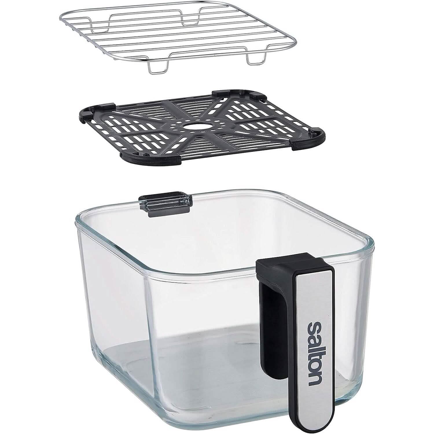 Salton Flip and Cook 3-in-1 Air Fryer, Grill & Dehydrator by DailySale