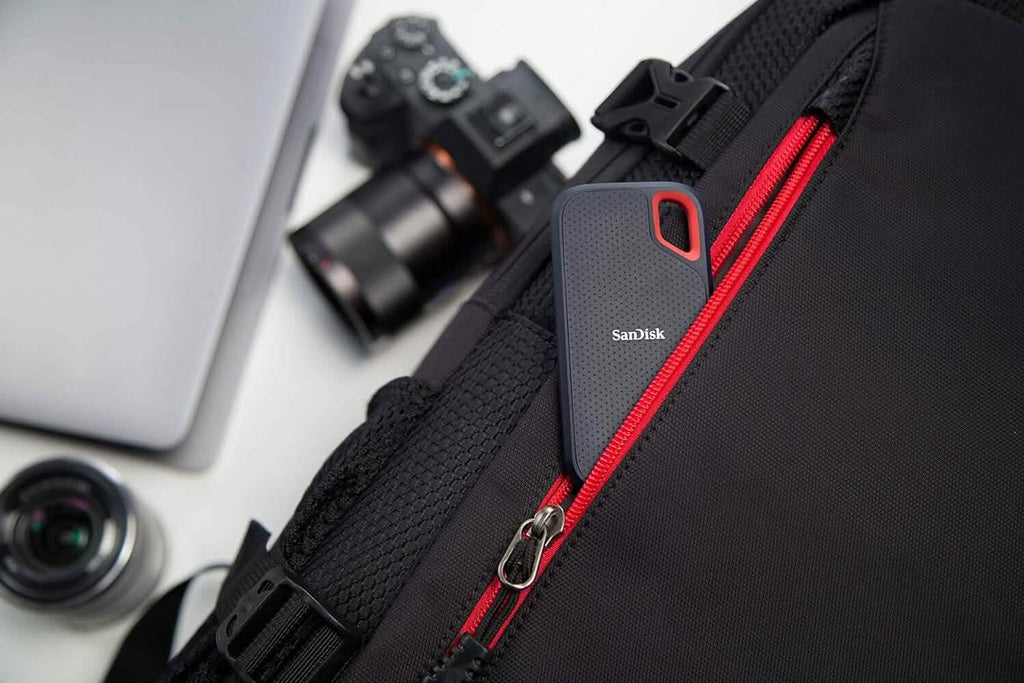 SanDisk 1TB Extreme Portable External SSD - Up to 550MB/s USB-C, USB 3.1 (Refurbished) by DailySale