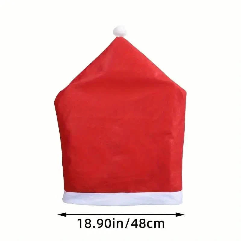 Santa Hats Dining Chair Covers Slipcover by DailySale