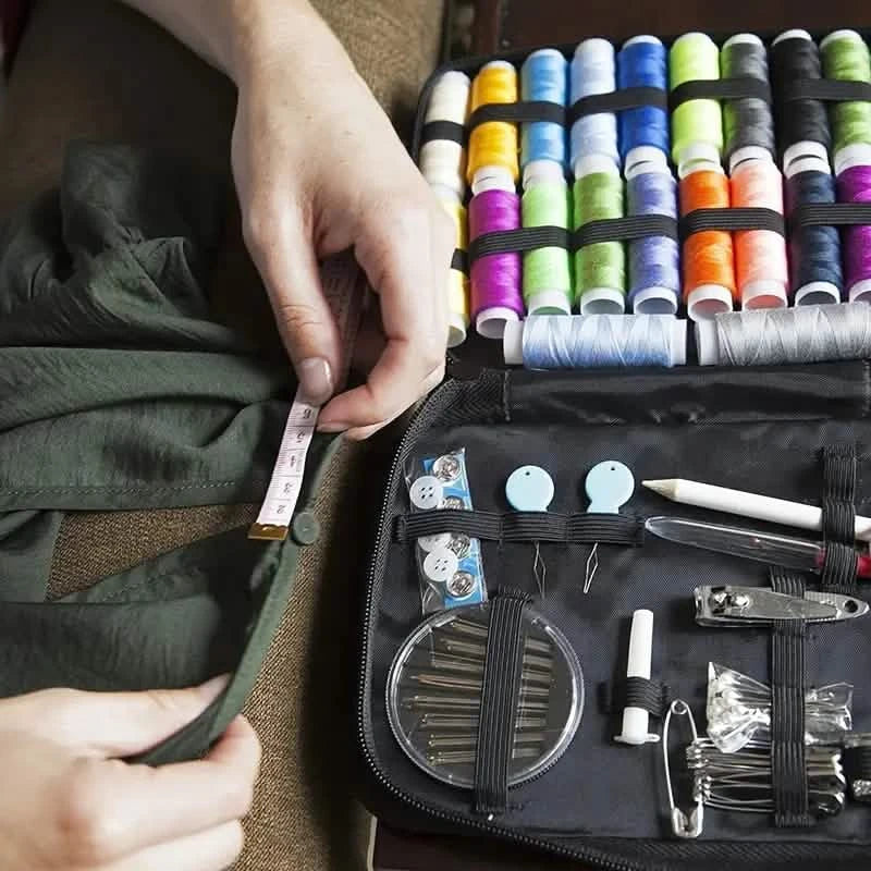 Sewing Kit With 100 Sewing Supplies And Accessories - 24-Color Threads by DailySale