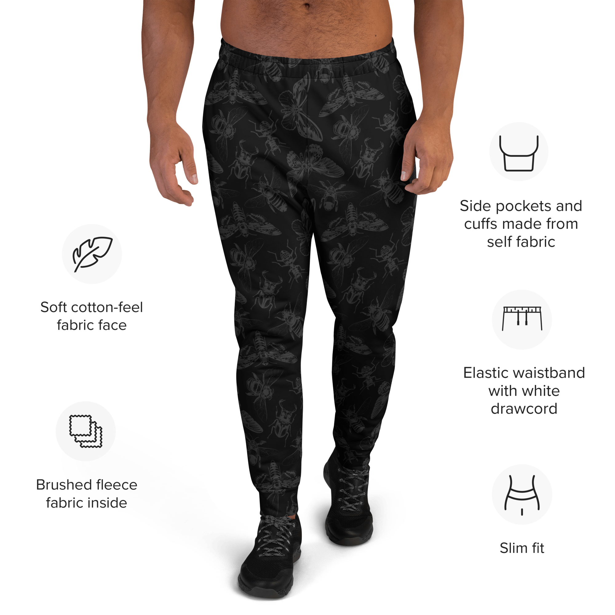 Shadow Swarm Unisex Joggers by Goth Cloth Co.