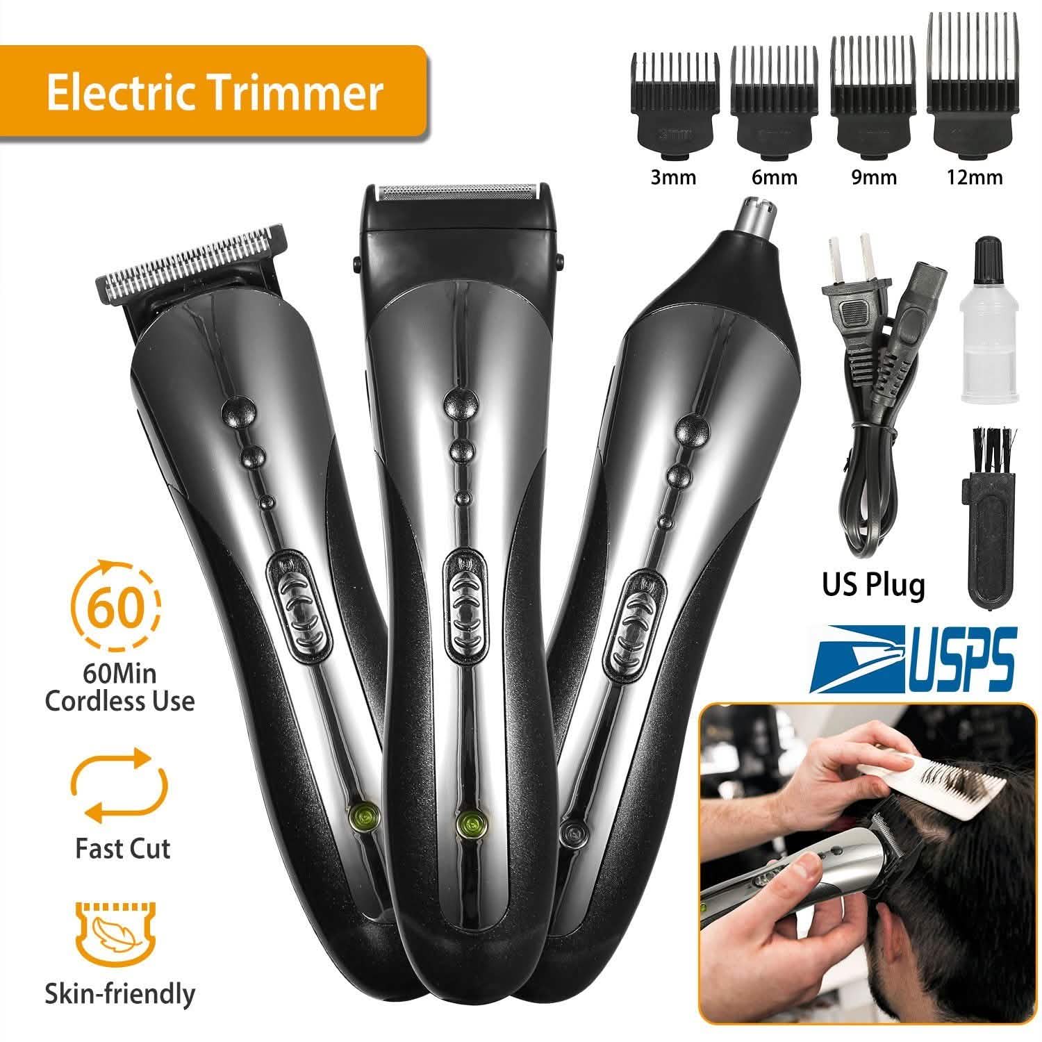 SHINON Men Electric Hair Clipper 3-in-1 by DailySale